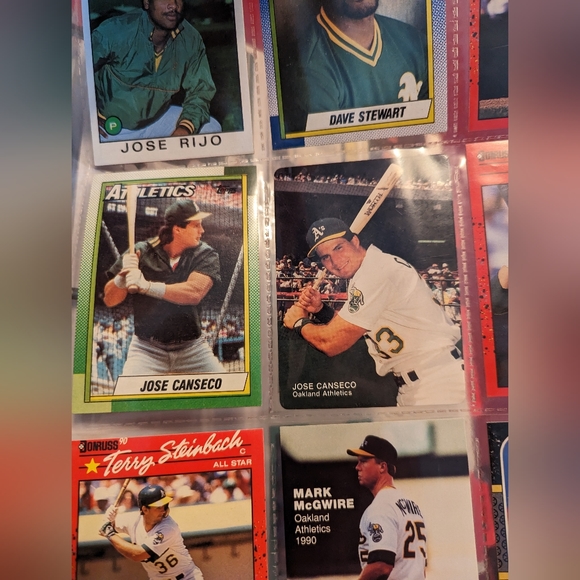 Set of 9 Baseball Cards includes Two Jose Canseco cards - Picture 4 of 8